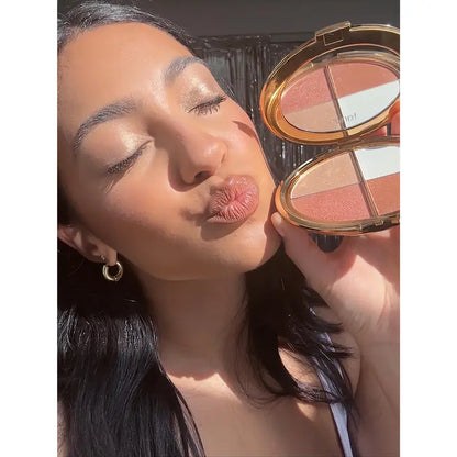 Iluminador y Sombra de Ojos Paleta Glow Tarte Compacta