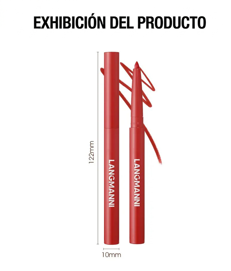 Larga Duración Perfilador de Labios Mate Suave y Resistente