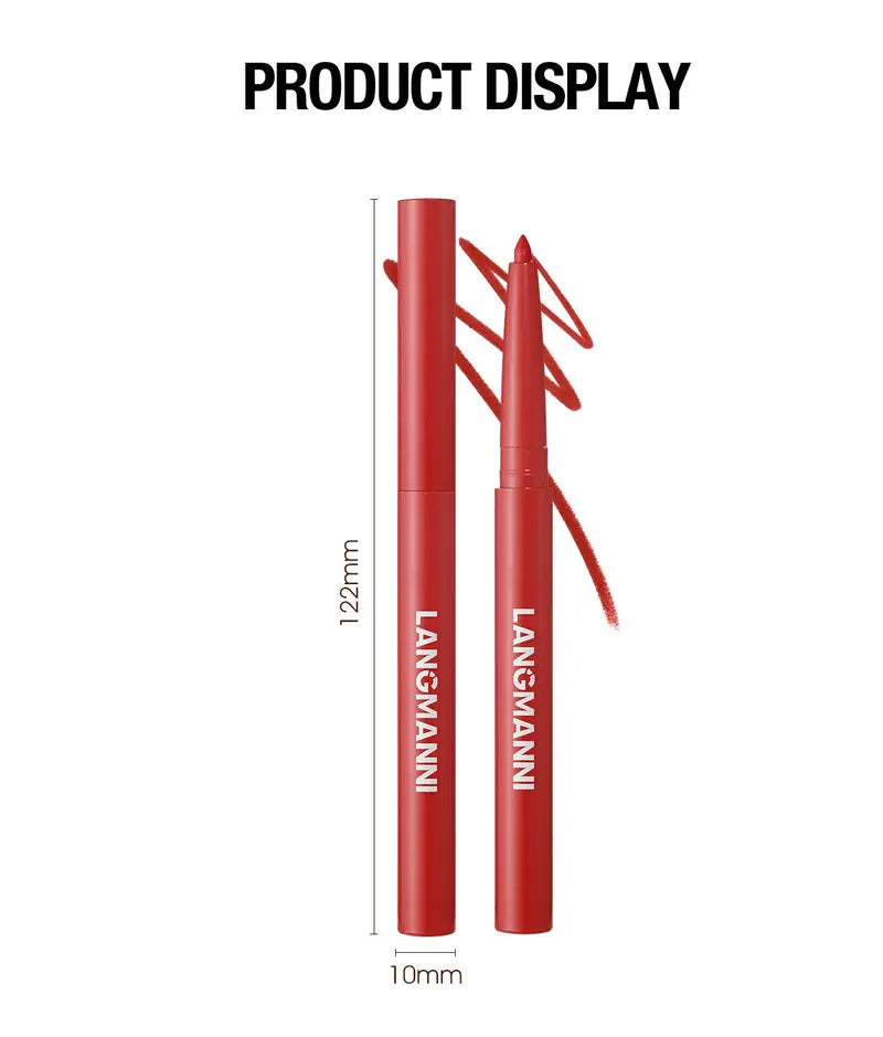 Paquete de 12 - Definición Precisa Lápiz de Labios Mate Textura Suave Impermeable