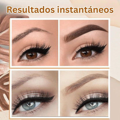 1+1 GRATIS | Sello para cejas + 10 plantillas y 2 pinceles para cejas