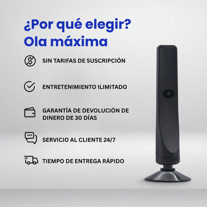 Disfruta de entretenimiento ilimitado con WaveMax