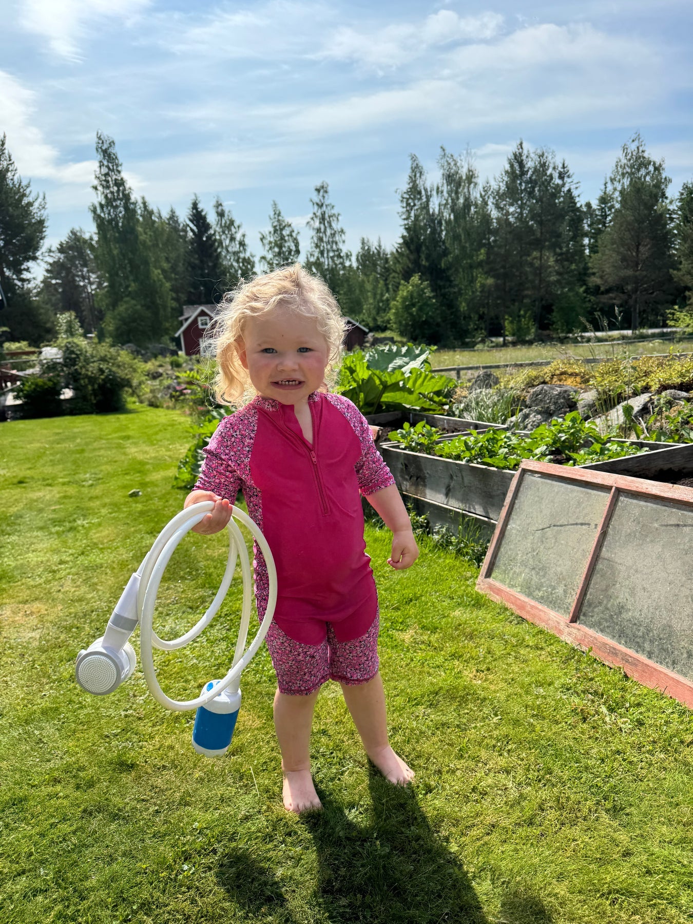 Bomba de agua portátil: Kit con manguera y boquillas