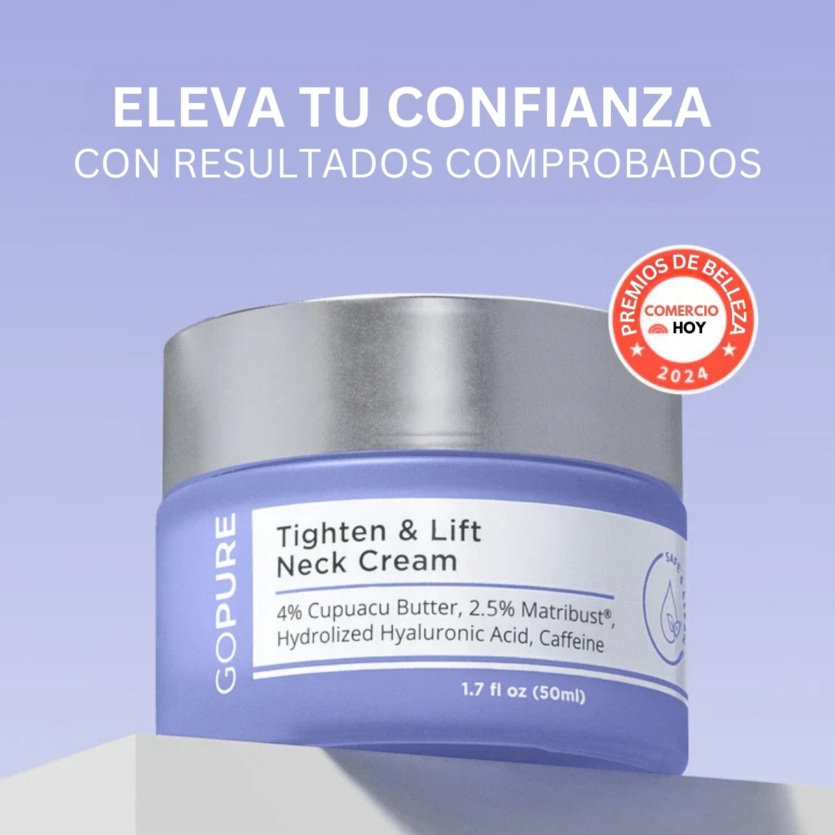 Crema para el cuello: crema reafirmante y tensora para el cuello para pieles arrugadas, 1,7 fl oz (50 ml)