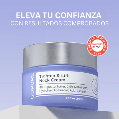 Crema para el cuello: crema reafirmante y tensora para el cuello para pieles arrugadas, 1,7 fl oz (50 ml)