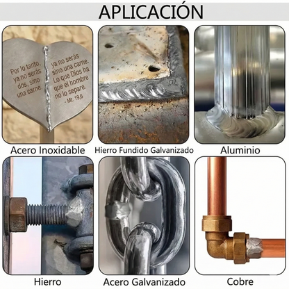 100 PIEZAS - Varillas de soldadura de aluminio Baja temperatura