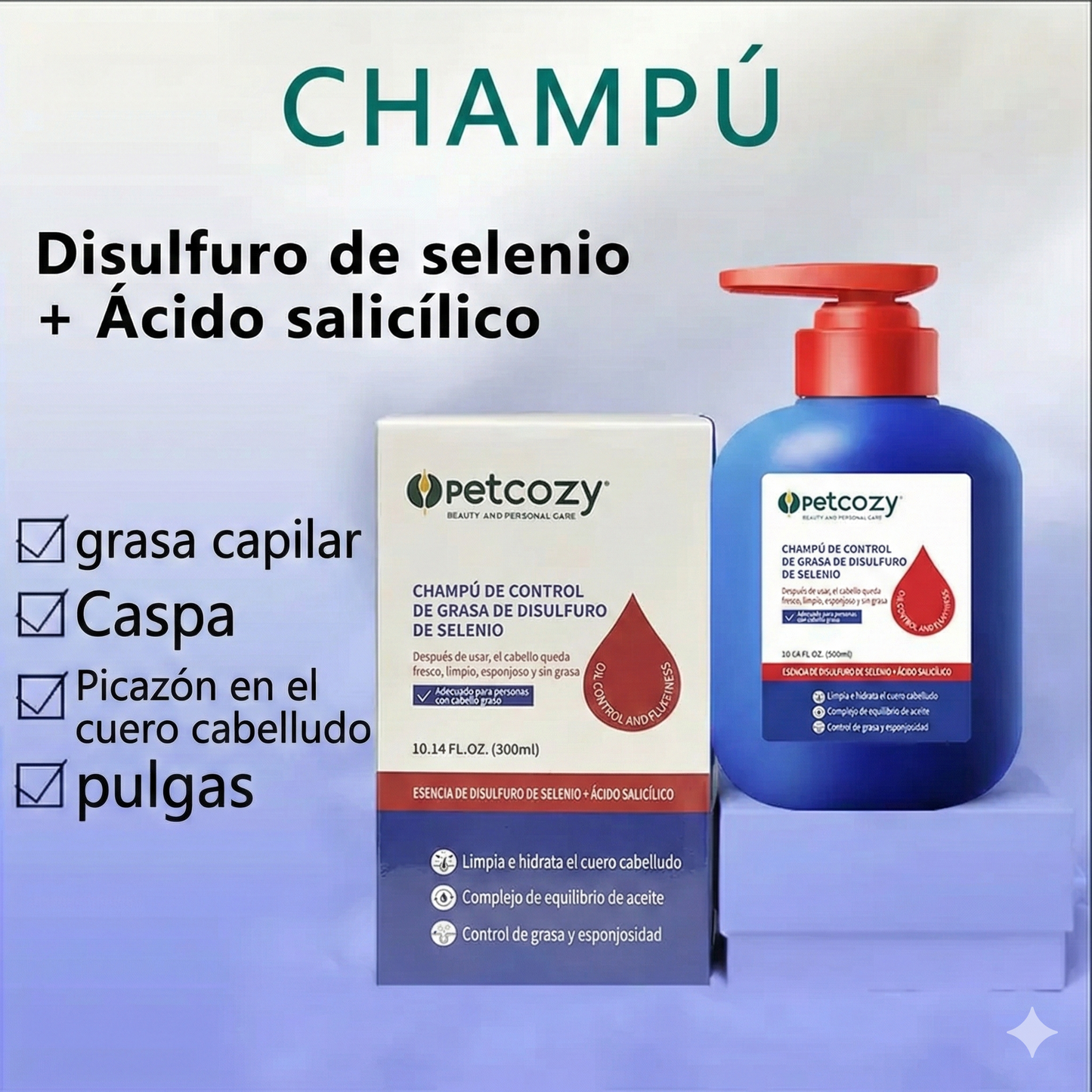 Champú con disulfuro de selenio - Anticaspa