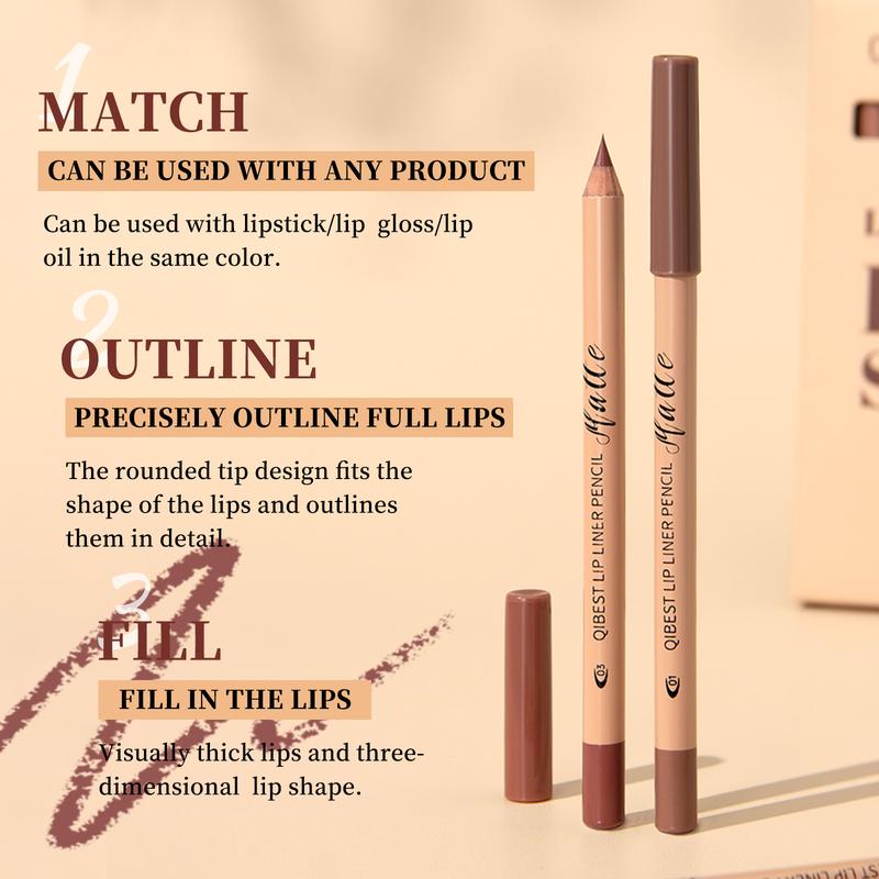 Set de 12 - Lápices labiales mate de larga duración – Acabado aterciopelado