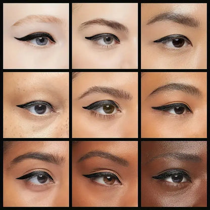 Paquete de 5 - Delineador de Ojos Resistente al Agua con Aplicación Suave