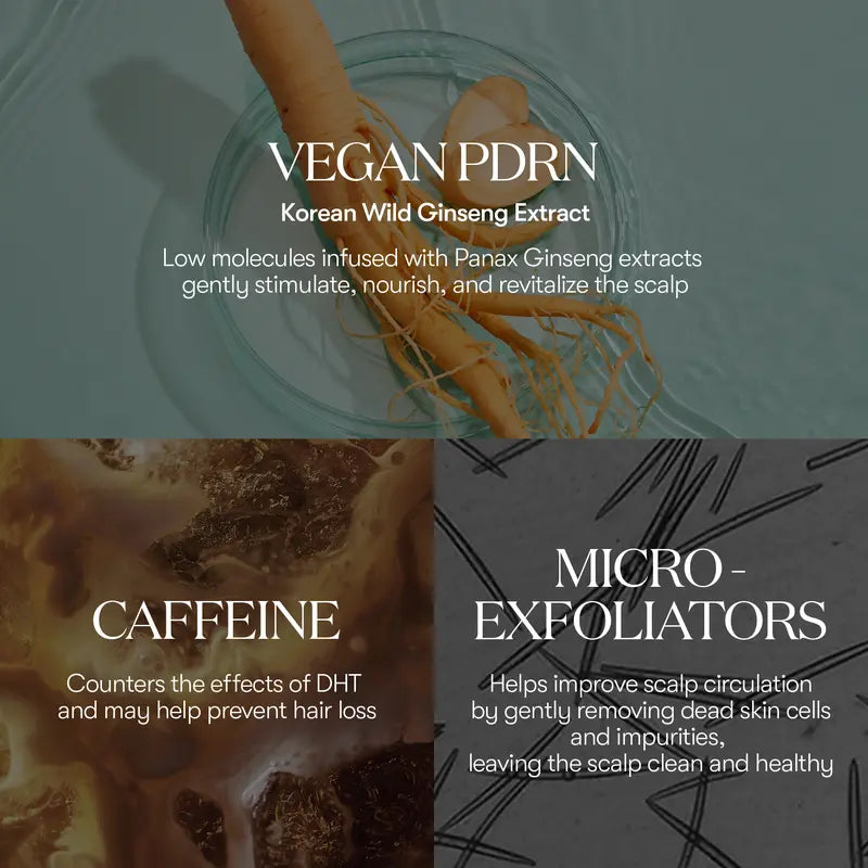 Fortalecedor Capilar Ampolla PDRN con Biotina y Cafeína