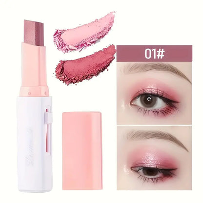 6 unidades - Sombra de ojos en barra de dos colores