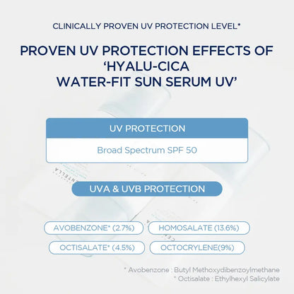 Protección Solar Ligera Sérum Hidratante Hyalu-Cica SPF 50