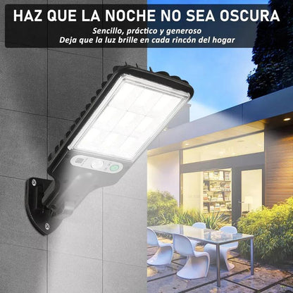 Focos solares LED para exteriores, juego de 4 luces solares