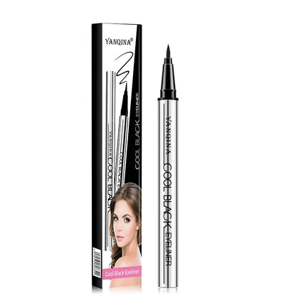 Color Negro – Delineador de Ojos de Larga Duración YANQINA – Waterproof, Vegano y de Aplicación Suave (24h)