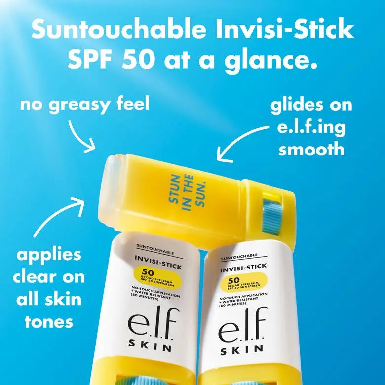 Protección Solar Invisible Stick FPS 50 Resistente al Agua