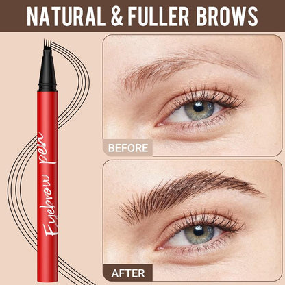 Delineador de Cejas 2 Unidades Trazos Naturales Duraderos