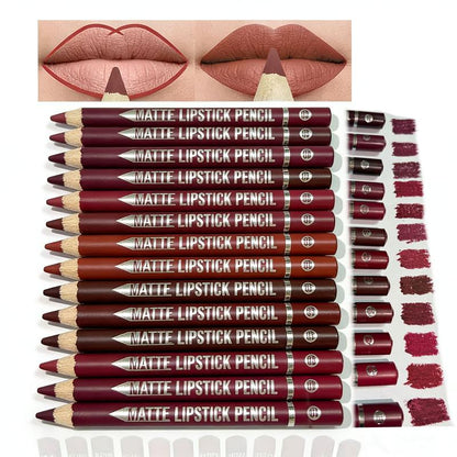 Lápiz de labios waterproof de larga duración para un contorno preciso