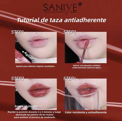 Labial Líquido Mate Larga Duración Tono Intenso Ligero