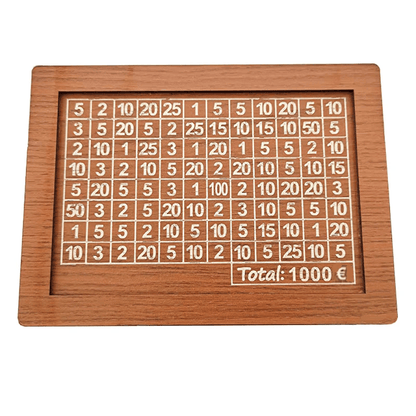 Hucha™ | Caja de ahorros de madera grabada