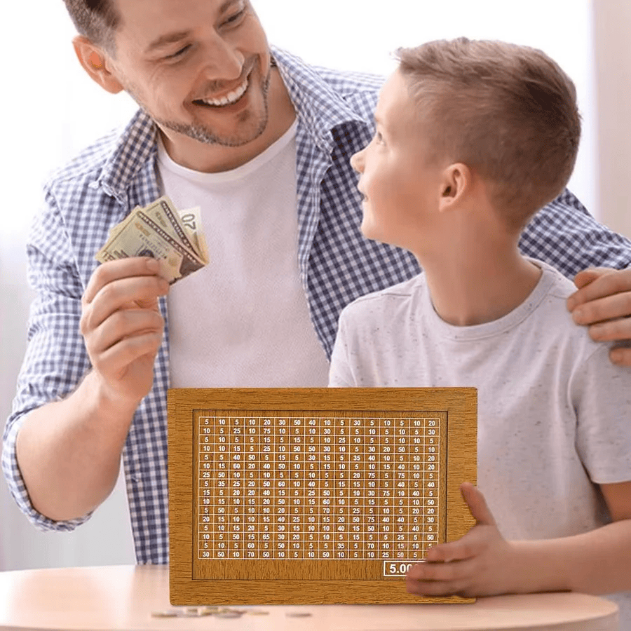 Hucha™ | Caja de ahorros de madera grabada