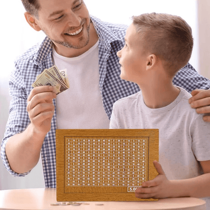 Hucha™ | Caja de ahorros de madera grabada