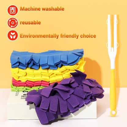 Recambios de plumero para Swiffer, recambios de cepillo electrostático para eliminar el polvo, plumeros multisuperficie de 360° de mayor tamaño con 4X de microfibras, plumeros desechables sin perfume para limpiar el hogar, persianas