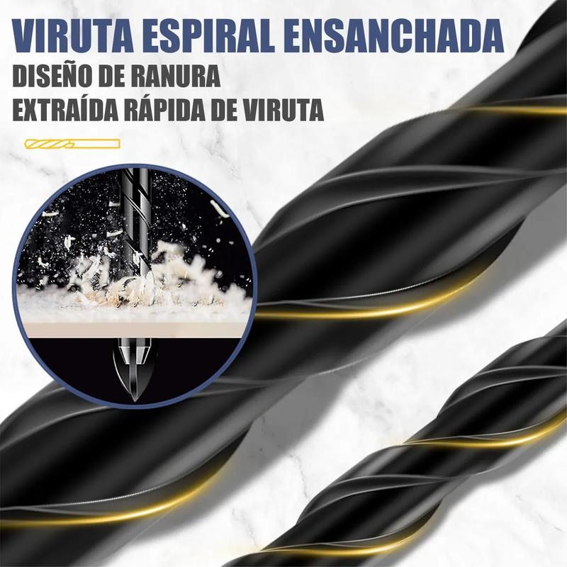 Paquete de 10 - Perforación Precisa Juego de Brocas Carburo Multifuncional