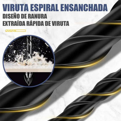 Paquete de 10 - Perforación Precisa Juego de Brocas Carburo Multifuncional
