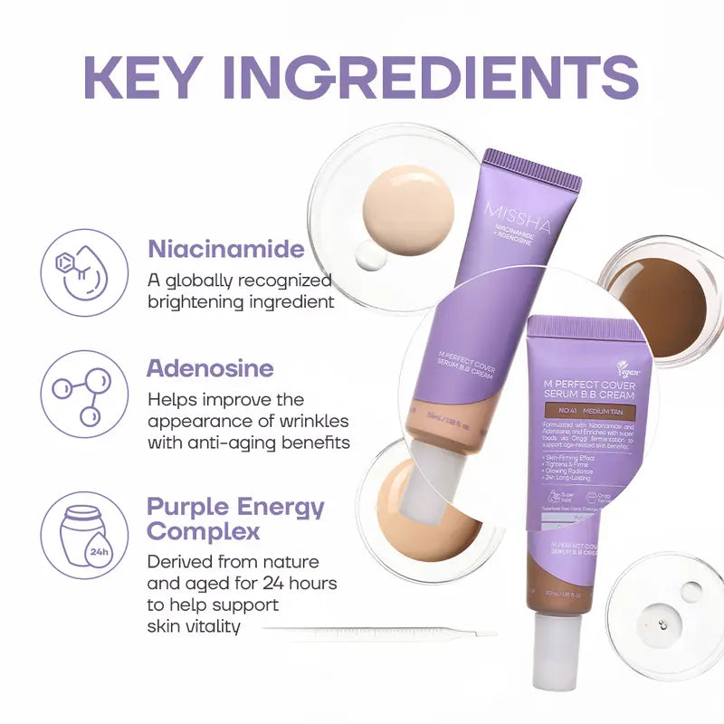 Cobertura Perfecta BB Crema Hidratante con Serum Bifida