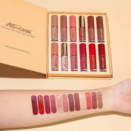 Color Duradero Set de Labiales Líquidos Mate Hidratante