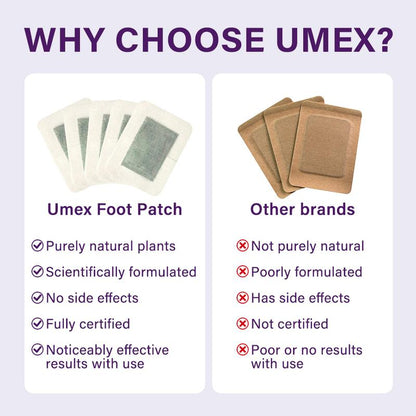 Parches relajantes profundos para los pies