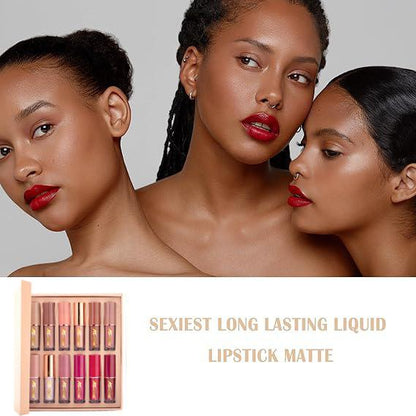 Color Duradero Set de Labiales Líquidos Mate Hidratante