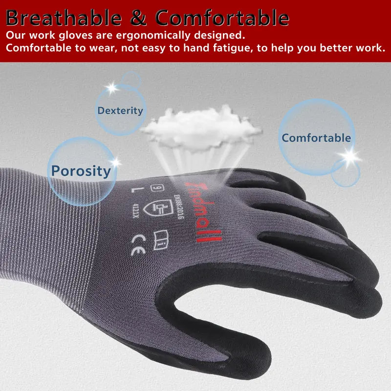 Protección Laboral Guantes Multifunción Tejido Sin Costuras