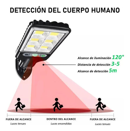 Focos solares LED para exteriores, juego de 4 luces solares