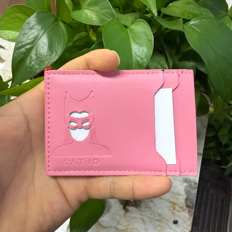 Cartera de Batman con tres compartimentos para identificación y licencia de conducir - Diseño unisex de personaje de dibujos animados - Regalo perfecto para Halloween o el Día del Padre - 10 cm x 7,1 cm