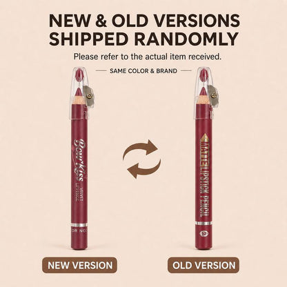 Lápiz de labios waterproof de larga duración para un contorno preciso