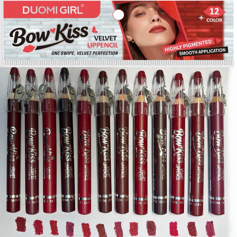 Lápiz de labios waterproof de larga duración para un contorno preciso