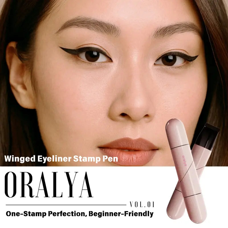 Herramienta de maquillaje para delineador de ojos alado – Ideal para principiantes en maquillaje, fácil de usar para ojos hinchados, delineador de ojos con capucha, delineado perfecto con un solo toque, resistente al agua, fácil de usar para principiantes