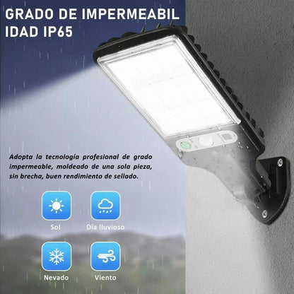 Focos solares LED para exteriores, juego de 4 luces solares