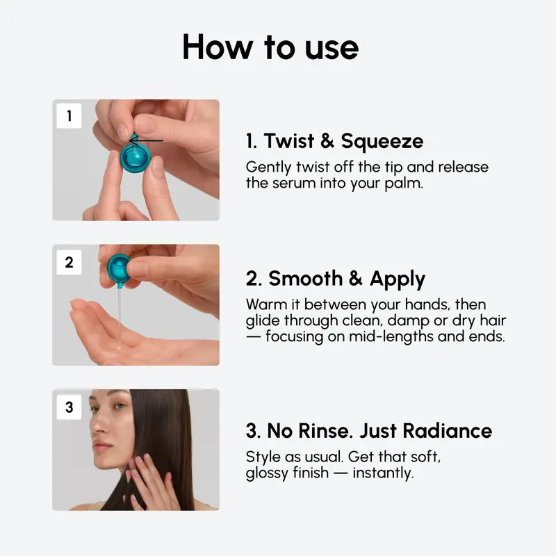Alisado Capilar Serum con Aceite de Aguacate y Argán