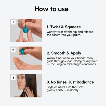 Alisado Capilar Serum con Aceite de Aguacate y Argán