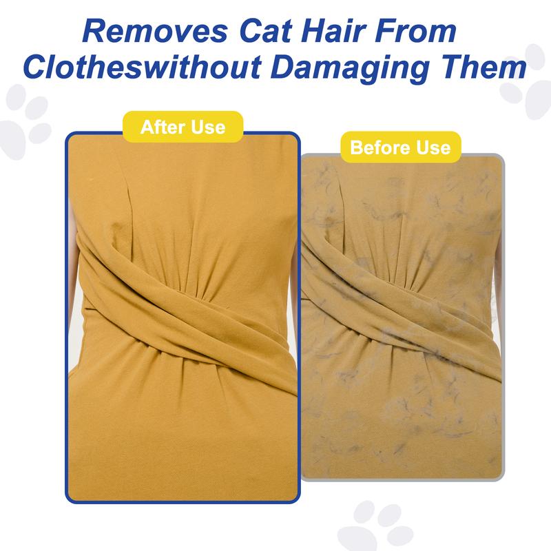 Guantes electrostáticos reutilizables para quitar el pelo de mascotas – Guante de aseo de doble cara para gatos y perros | Guante suave para quitar el pelo suelto de muebles, ropa, coche, alfombras y ropa de cama (sin pilas)