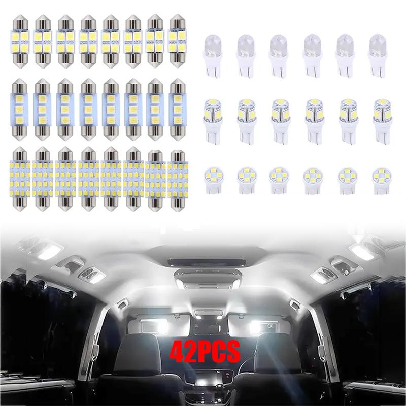 Kit de luces LED para el interior del coche - 42 piezas