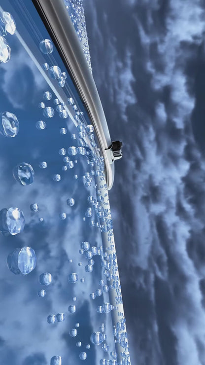 Limpiaparabrisas sin marco ultra silenciosos ITUTN - Calidad OEM, sin rayas | 5 adaptadores, compatibles con el 99% de los vehículos, limpiaparabrisas universales silenciosos para todas las estaciones, fácil instalación, repuestos para automóviles