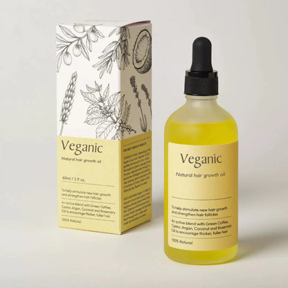 Veganic: aceite natural para el crecimiento del cabello